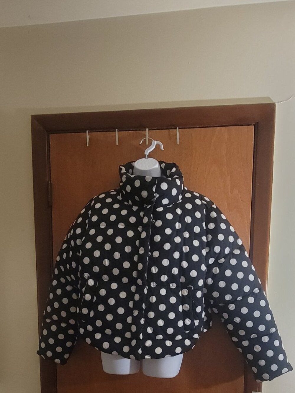 On 34th Puffy Balmer Jacket-PolkaDot pattern